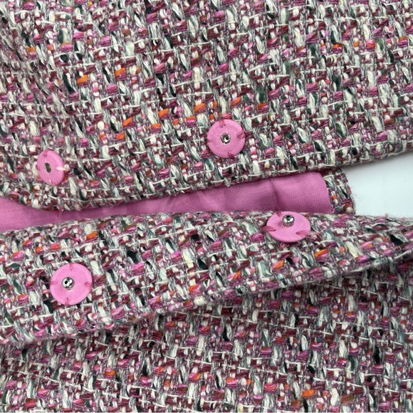 🍁 Alfani Petite Tweed Blazer Wool Blend Jacket Coat Sz 6P - Picture 5 of 6